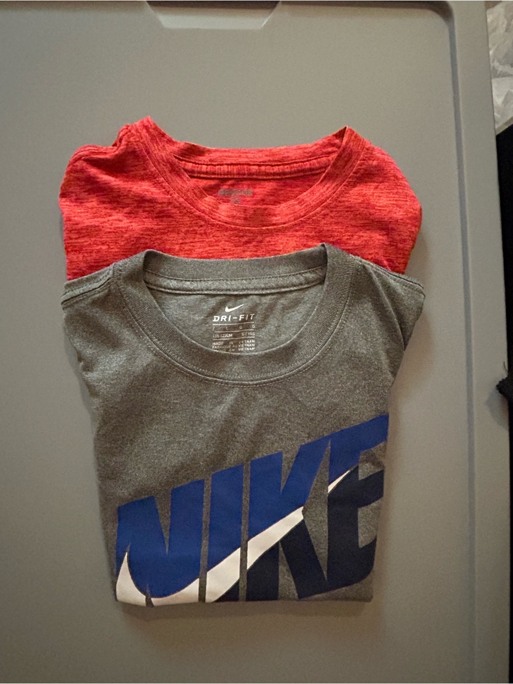 Nike Kids Short-Sleeve Tee Set - Gray & Red